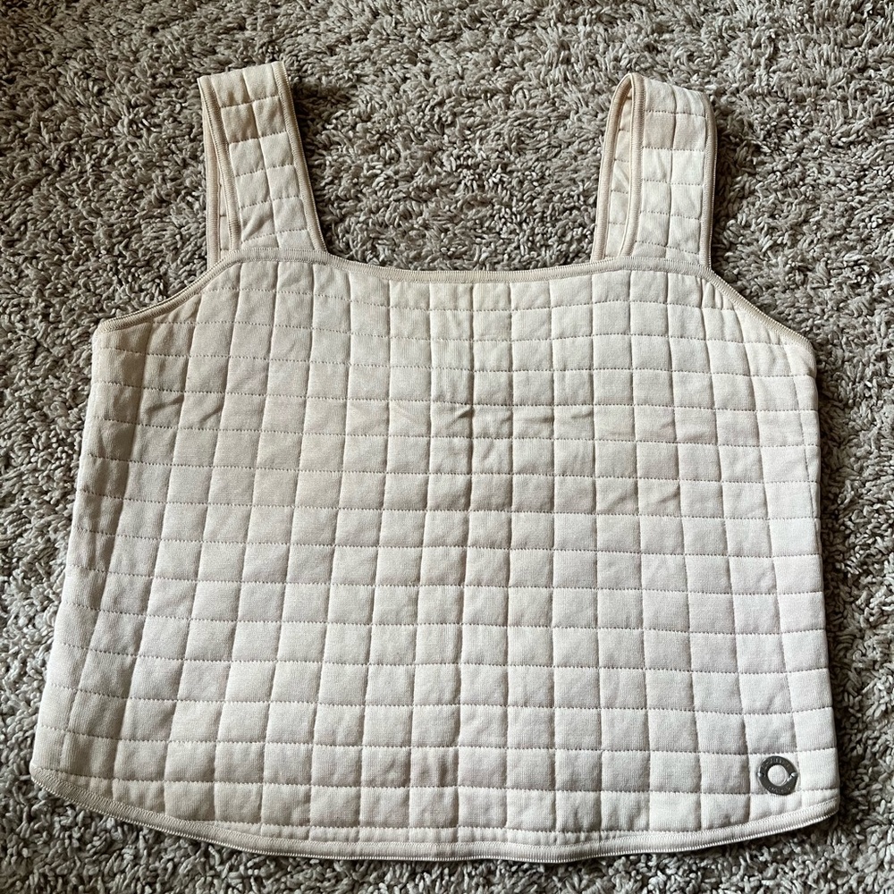 Chanel beige top size 44 100% cotton